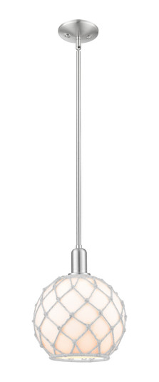 Arcadia One Light Mini Pendant in Brushed Satin Nickel (405|7161SSNG12110RW)