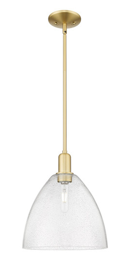 Arcadia One Light Mini Pendant in Satin Gold (405|7161SSGGBD124)