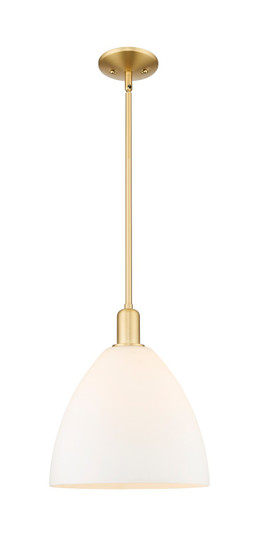 Arcadia One Light Mini Pendant in Satin Gold (405|7161SSGGBD121)