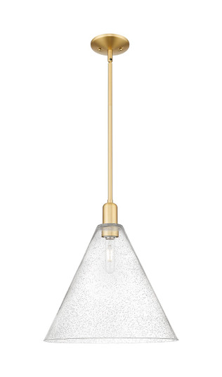 Arcadia One Light Mini Pendant in Satin Gold (405|7161SSGGBC164)