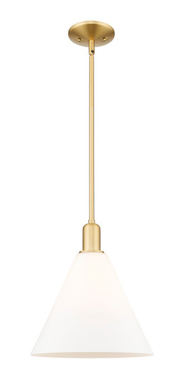 Arcadia One Light Mini Pendant in Satin Gold (405|7161SSGGBC121)