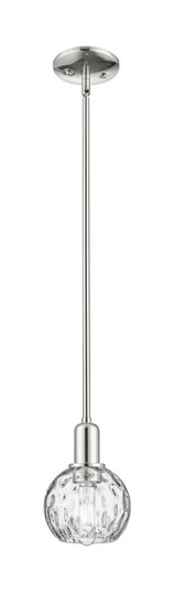Arcadia One Light Mini Pendant in Polished Nickel (405|7161SPNG12156)