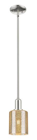Arcadia One Light Mini Pendant in Polished Nickel (405|7161SPNG116)