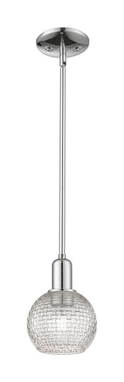 Arcadia One Light Mini Pendant in Polished Chrome (405|7161SPCG122C6CL)