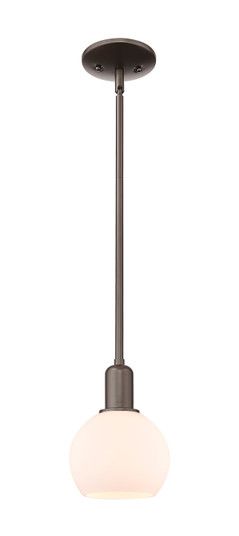 Arcadia One Light Mini Pendant in Oil Rubbed Bronze (405|7161SOBG1216)