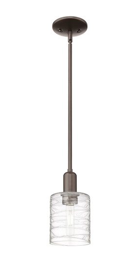 Arcadia One Light Mini Pendant in Oil Rubbed Bronze (405|7161SOBG1113)