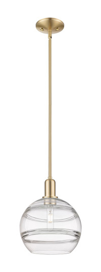 Arcadia One Light Mini Pendant in Champagne Bronze (405|7161SCBG55610CL)