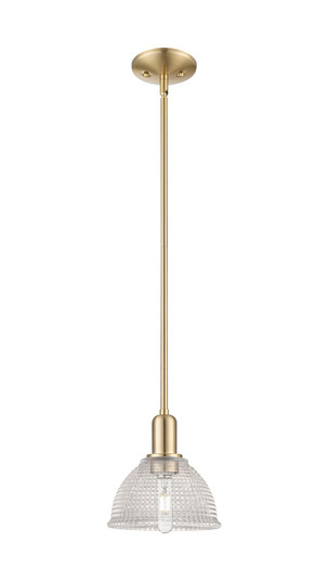 Arcadia One Light Mini Pendant in Champagne Bronze (405|7161SCBG422)
