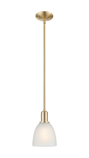 Arcadia One Light Mini Pendant in Champagne Bronze (405|7161SCBG381)