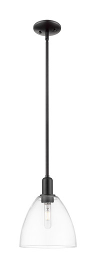 Arcadia One Light Mini Pendant in Matte Black (405|7161SBKGBD92)
