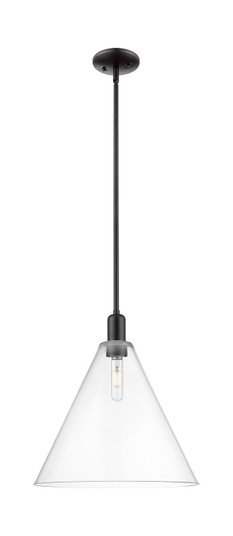 Arcadia One Light Mini Pendant in Matte Black (405|7161SBKGBC162)