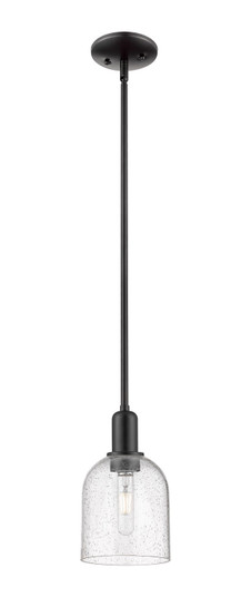 Arcadia One Light Mini Pendant in Matte Black (405|7161SBKG5586SDY)