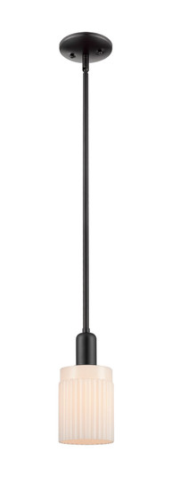 Arcadia One Light Mini Pendant in Matte Black (405|7161SBKG341)