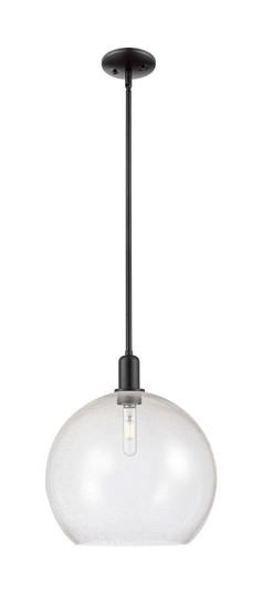 Arcadia One Light Mini Pendant in Matte Black (405|7161SBKG12414)