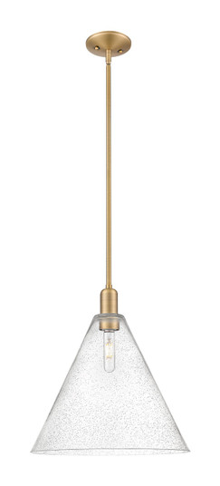 Arcadia One Light Mini Pendant in Brushed Brass (405|7161SBBGBC164)
