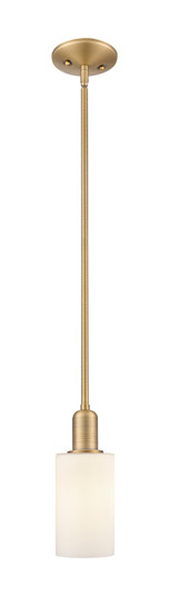 Arcadia One Light Mini Pendant in Brushed Brass (405|7161SBBG801)
