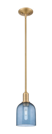 Arcadia One Light Mini Pendant in Brushed Brass (405|7161SBBG5586BL)