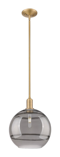 Arcadia One Light Mini Pendant in Brushed Brass (405|7161SBBG55612SM)
