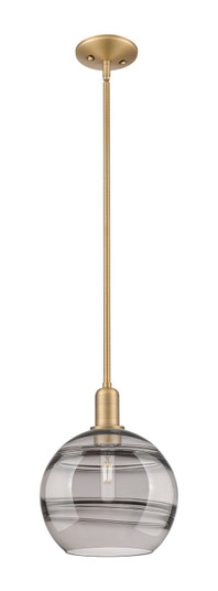 Arcadia One Light Mini Pendant in Brushed Brass (405|7161SBBG55610SM)