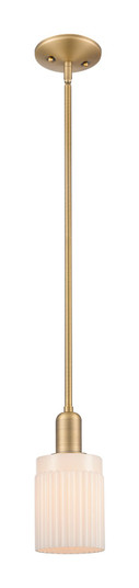 Arcadia One Light Mini Pendant in Brushed Brass (405|7161SBBG341)