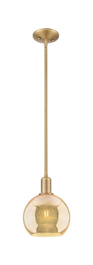 Arcadia One Light Mini Pendant in Brushed Brass (405|7161SBBG1288)