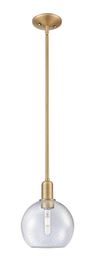 Arcadia One Light Mini Pendant in Brushed Brass (405|7161SBBG1248)