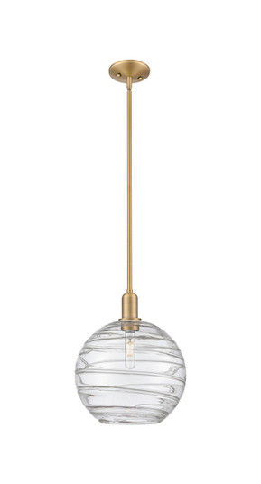 Arcadia One Light Mini Pendant in Brushed Brass (405|7161SBBG121312CL)