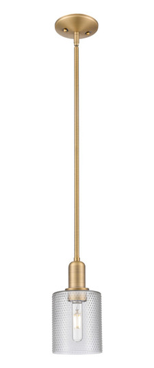 Arcadia One Light Mini Pendant in Brushed Brass (405|7161SBBG112)