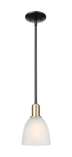 Arcadia One Light Mini Pendant in Black Antique Brass (405|7161SBABG381)