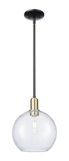 Arcadia One Light Mini Pendant in Black Antique Brass (405|7161SBABG12410)