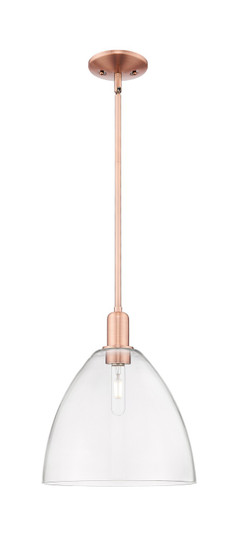 Arcadia One Light Mini Pendant in Antique Copper (405|7161SACGBD122)