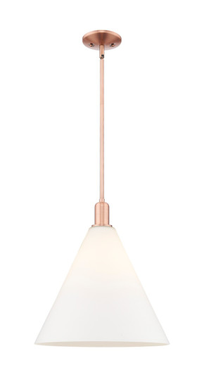 Arcadia One Light Mini Pendant in Antique Copper (405|7161SACGBC161)