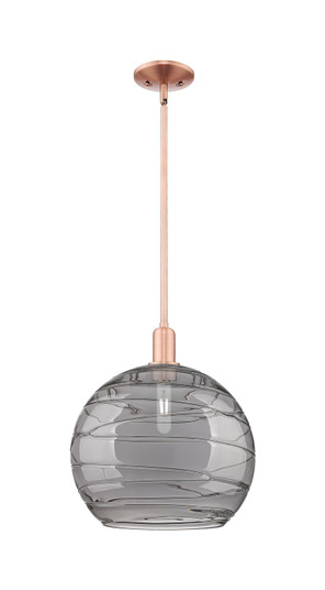 Arcadia One Light Mini Pendant in Antique Copper (405|7161SACG121314SM)