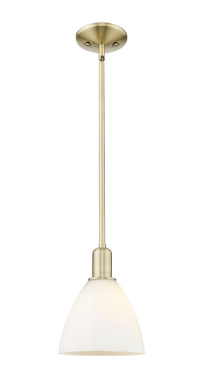 Arcadia One Light Mini Pendant in Antique Brass (405|7161SABGBD751)
