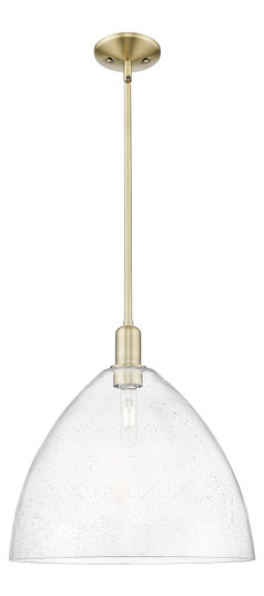 Arcadia One Light Mini Pendant in Antique Brass (405|7161SABGBD164)