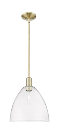 Arcadia One Light Mini Pendant in Antique Brass (405|7161SABGBD122)