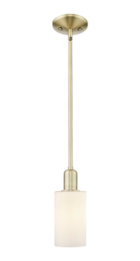 Arcadia One Light Mini Pendant in Antique Brass (405|7161SABG801)