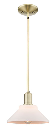 Arcadia One Light Mini Pendant in Antique Brass (405|7161SABG131)