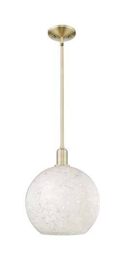 Arcadia One Light Mini Pendant in Antique Brass (405|7161SABG121612WM)