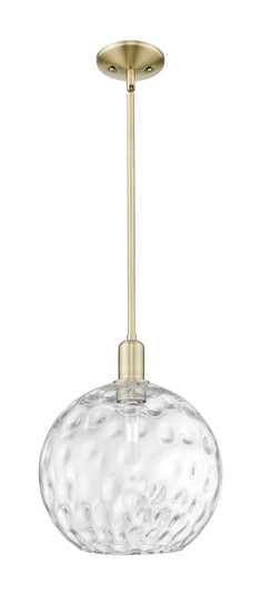 Arcadia One Light Mini Pendant in Antique Brass (405|7161SABG121512)