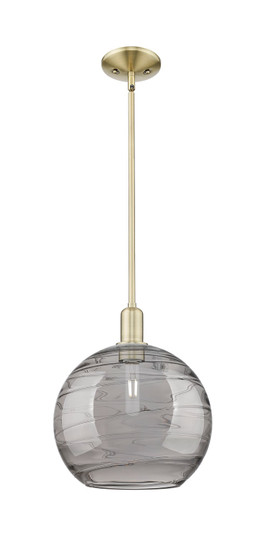 Arcadia One Light Mini Pendant in Antique Brass (405|7161SABG121312SM)