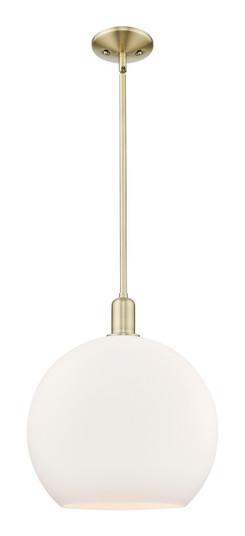 Arcadia One Light Mini Pendant in Antique Brass (405|7161SABG12114)