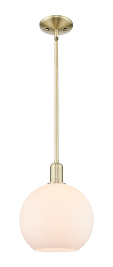 Arcadia One Light Mini Pendant in Antique Brass (405|7161SABG12110)