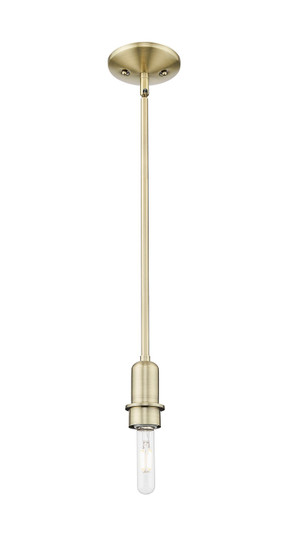 Arcadia One Light Mini Pendant in Antique Brass (405|7161SAB)