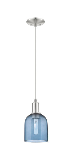 Arcadia One Light Mini Pendant in Brushed Satin Nickel (405|7161PSNG5586BL)