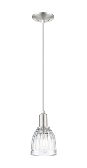 Arcadia One Light Mini Pendant in Brushed Satin Nickel (405|7161PSNG442)