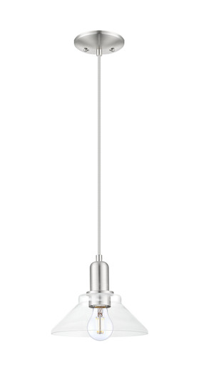 Arcadia One Light Mini Pendant in Brushed Satin Nickel (405|7161PSNG132)