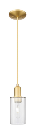Arcadia One Light Mini Pendant in Satin Gold (405|7161PSGG802)