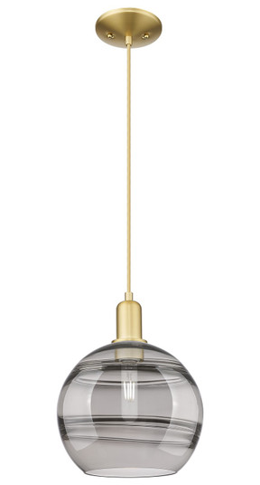 Arcadia One Light Mini Pendant in Satin Gold (405|7161PSGG55610SM)