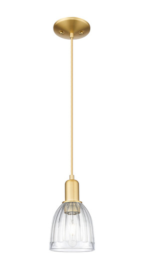 Arcadia One Light Mini Pendant in Satin Gold (405|7161PSGG442)